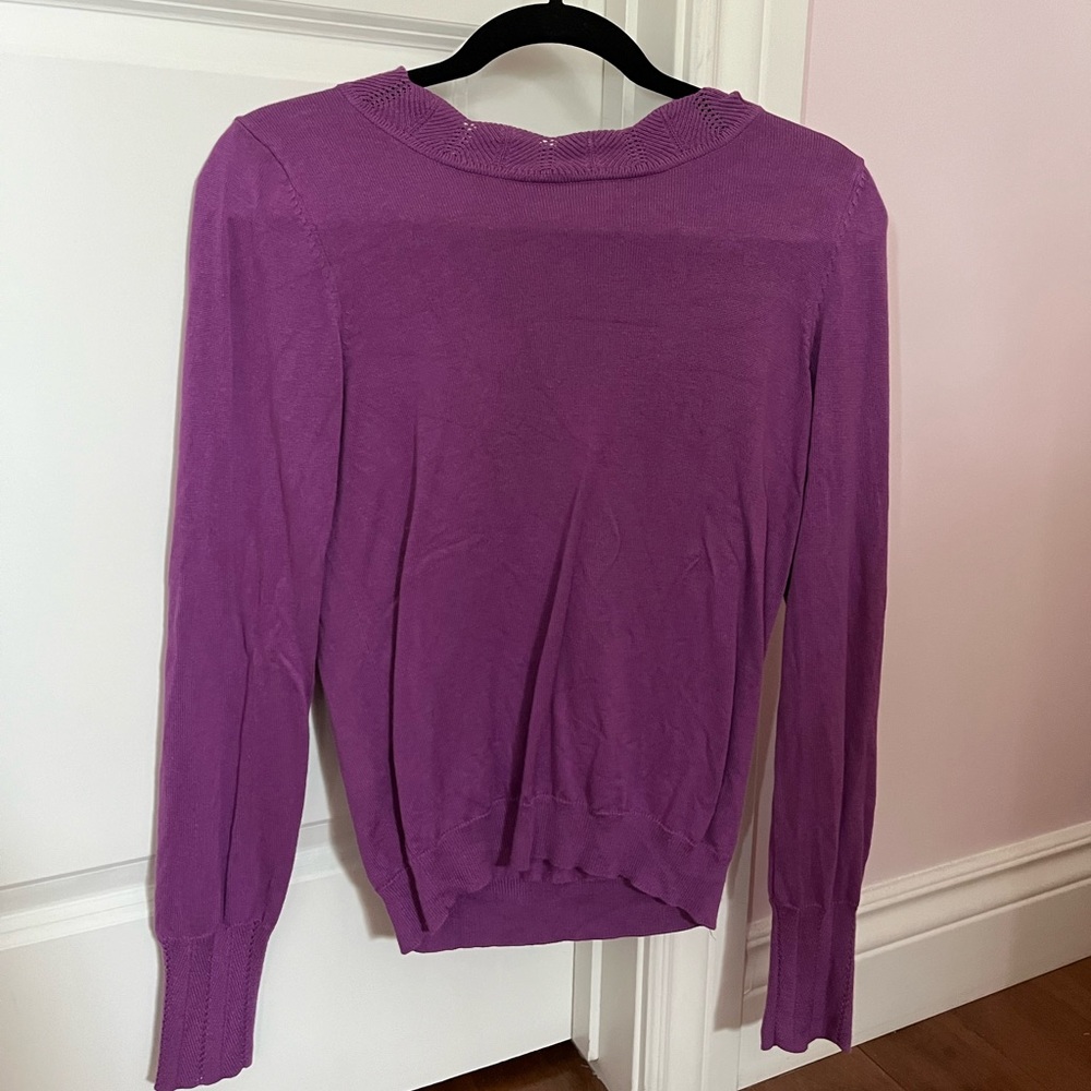 Hatley Purple Crew Neck Sweater